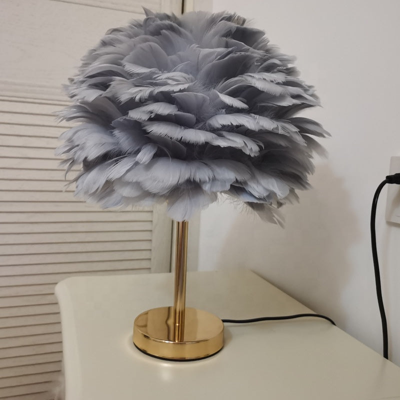 Feather Table Lamp