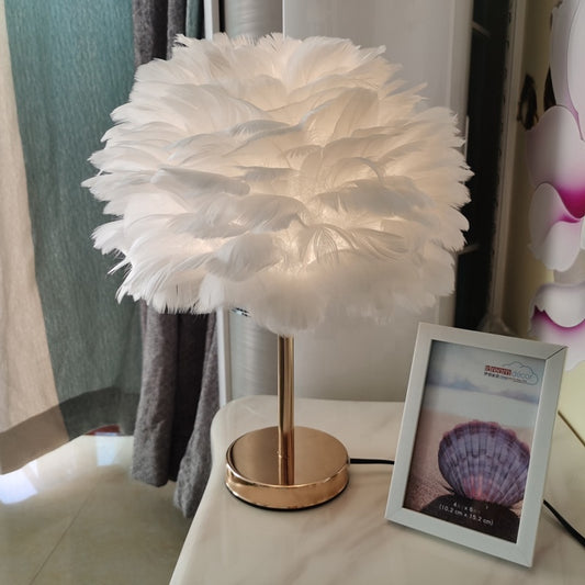 Feather Table Lamp